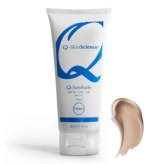 Q-Sunshade SPF 30+ UVA/UVB PA+++ Medium Tinted Sunscreen