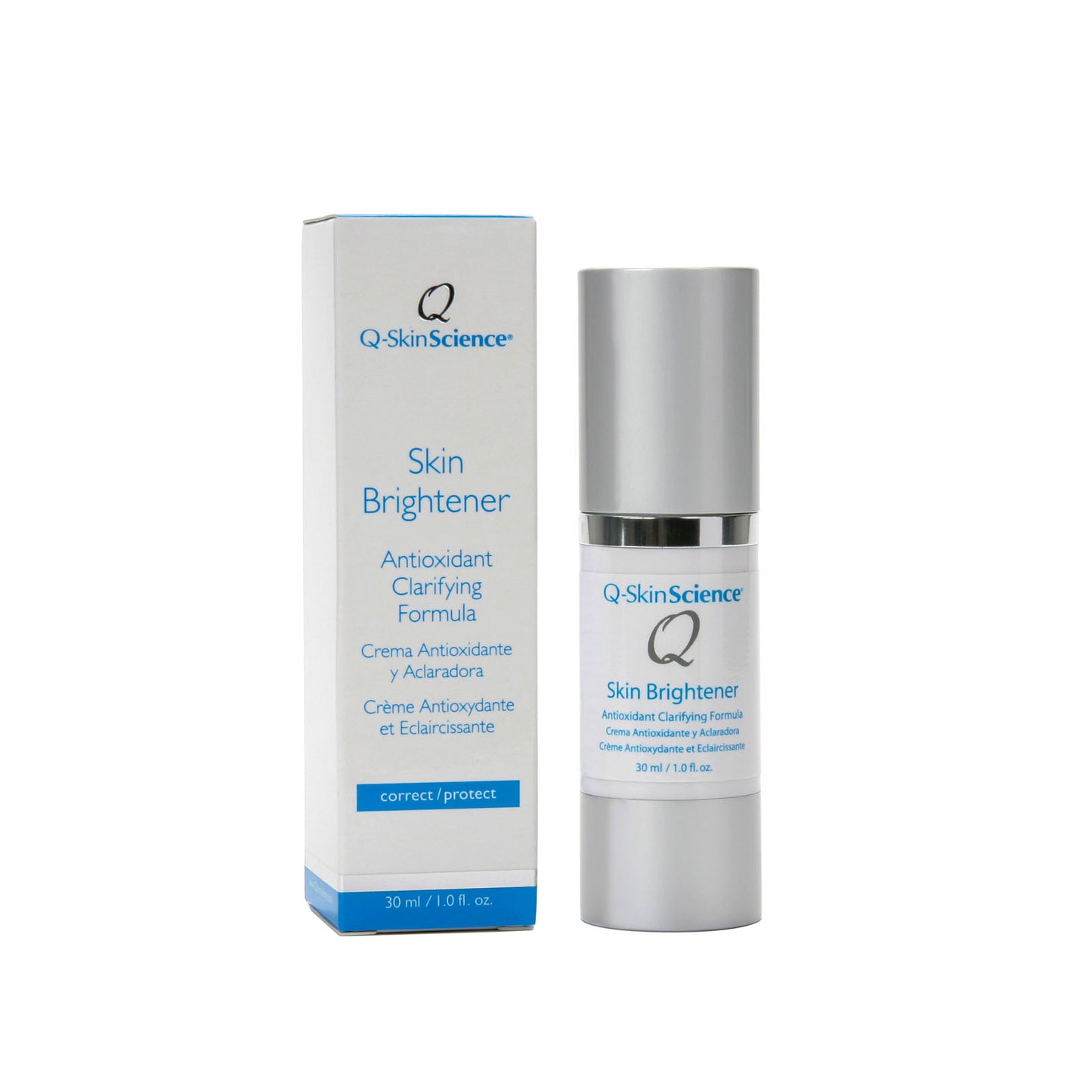 Quintessence® Skin Brightener is a light, easily absorbed cream designed as an alternative to high strength hydroquinone formulations for improving the appearance of facial and hand pigmentation. It can be used for long term face and hand brightening as well as for evening out skin tone. It also possesses excellent moisturizing and antioxidant properties. Quintessence® Skin Brightener is appropriate for all skin types.