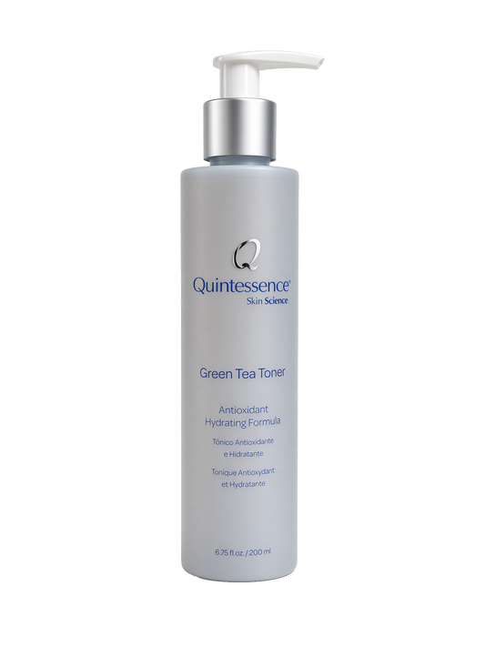 Formulated for all skin types including sensitive is Quintessence® Green Tea Toner, which &nbsp;is your essential step between cleansing and treatment. 
