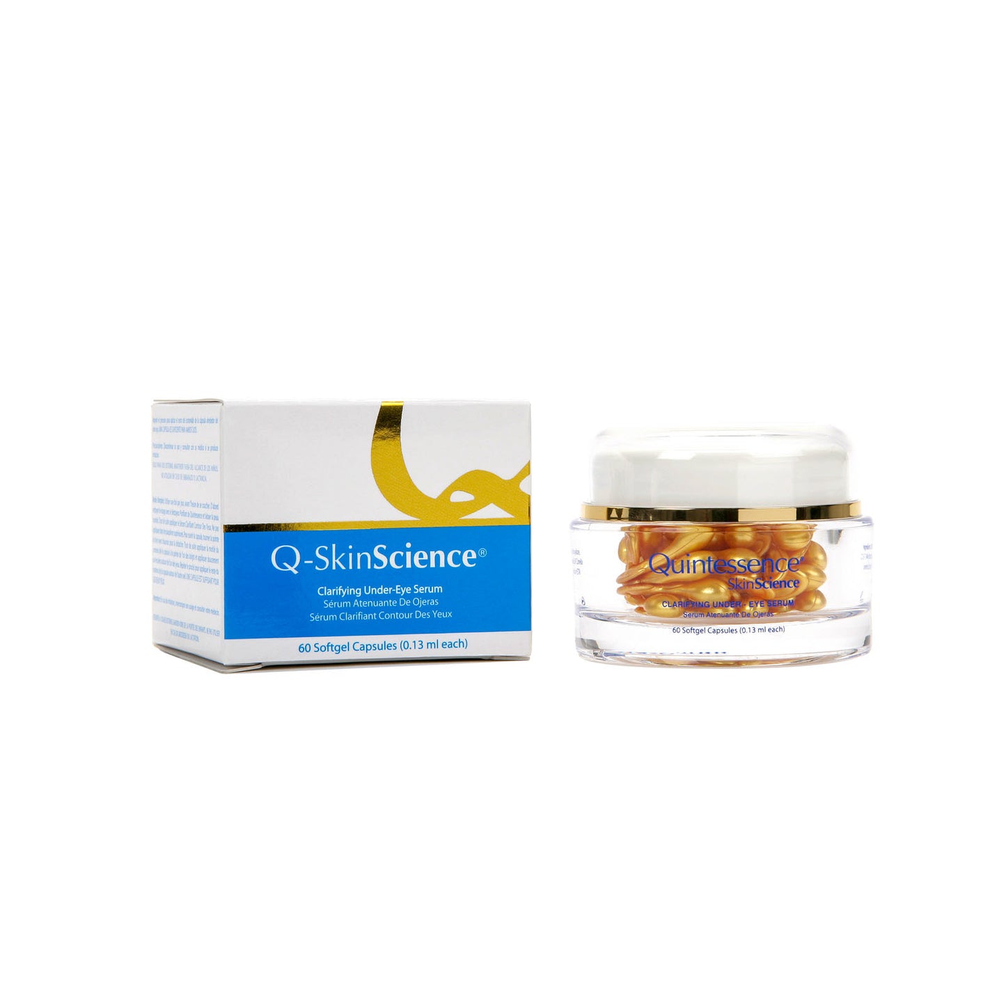 Q-SkinScience Clarifying Under Eye Serum is a specialized nighttime clarifying product for diminishing the appearance of dark, under-eye circles, giving this area an overall brighter, healthier looking appearance.