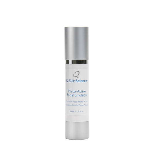 Phyto-Active Facial Emulsion is rich in Swiss apple stem cell biotechnology, phyto-nutrients and vitamins for the ultimate in facial rejuvenation.  Improves facial skin tone and texture, lessens the look of fine lines, wrinkles and discoloration from sun damage to give you a smoother and more youthful appearance.