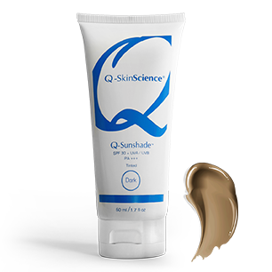 Q-Sunshade SPF 30+ UVA/UVB PA+++ Dark Tinted Sunscreen